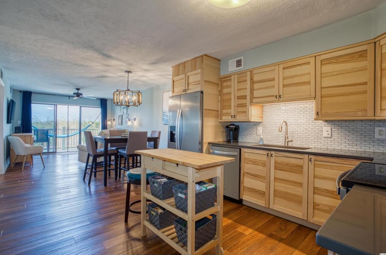 Beautiful Beachfront-Oceanfront First Floor 2Br 2Ba Condo In Cherry Grove, North Myrtle Beach! Renovated With A Fully Equipped Kitchen, 3 Separate Beds, Pool, Private Patio & Steps To The Sand! Exteriér fotografie