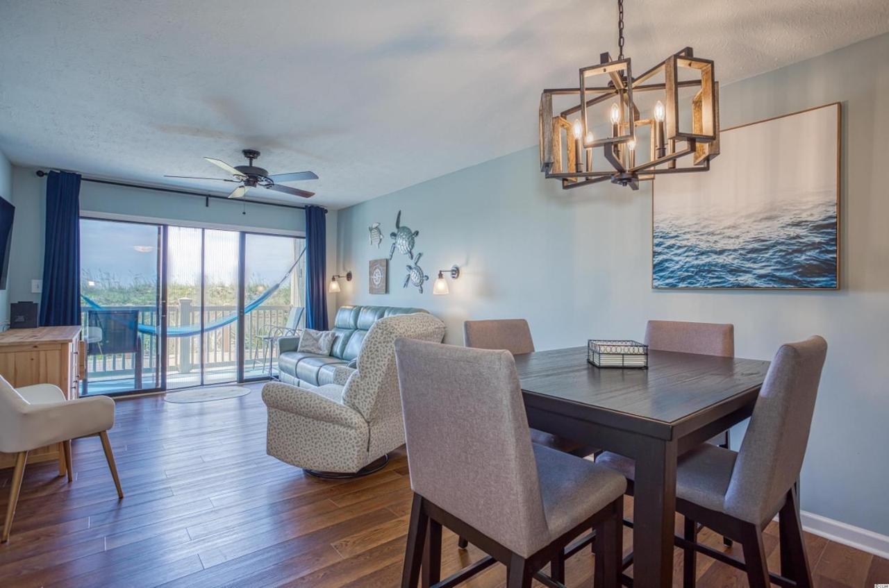 Beautiful Beachfront-Oceanfront First Floor 2Br 2Ba Condo In Cherry Grove, North Myrtle Beach! Renovated With A Fully Equipped Kitchen, 3 Separate Beds, Pool, Private Patio & Steps To The Sand! Exteriér fotografie