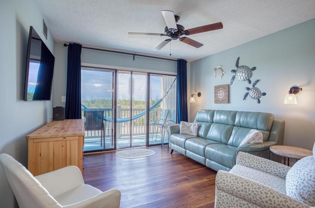 Beautiful Beachfront-Oceanfront First Floor 2Br 2Ba Condo In Cherry Grove, North Myrtle Beach! Renovated With A Fully Equipped Kitchen, 3 Separate Beds, Pool, Private Patio & Steps To The Sand! Exteriér fotografie